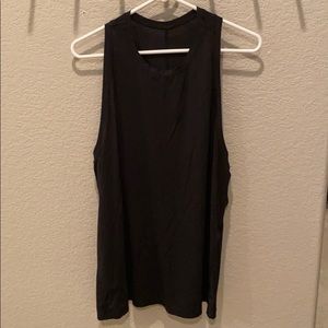 Black racer back lululemon tank top
